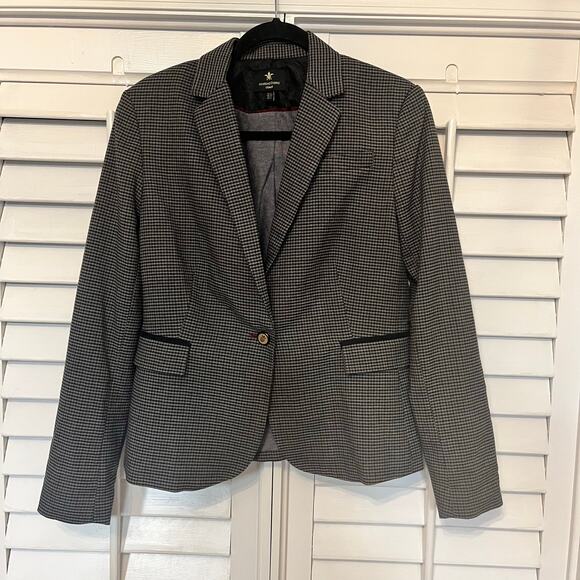 Massimo Fabbro Italy Plaid Elbow Sole‎ Patch Blazer  Size Small - Picture 1 of 8